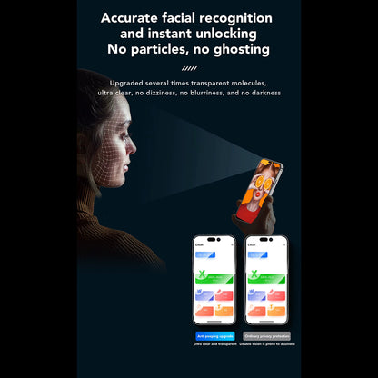 Folie de protectie Ecran Privacy Anank 3X Reinforced pentru Apple iPhone 16 Pro Max, Sticla Securizata, Full Glue, 2.5D