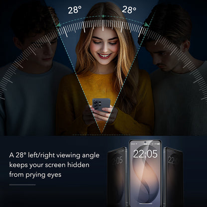 Folie de protectie Ecran Privacy ESR Armorite pentru Samsung Galaxy S26 Ultra, Sticla Securizata, Full Glue