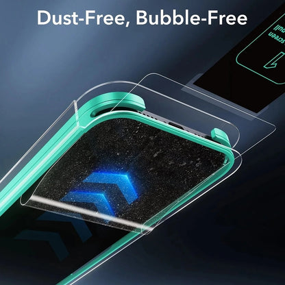 Folie de protectie Ecran Privacy ESR Armorite UltraFit pentru Apple iPhone 17 Air, Sticla Securizata, Full Glue, Set 3 bucati
