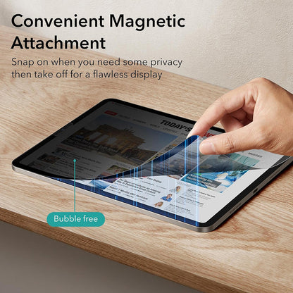 Folie de protectie Ecran Privacy ESR Magnetic pentru Apple iPad Air 11 (2026) / Air 11 (2025), Plastic