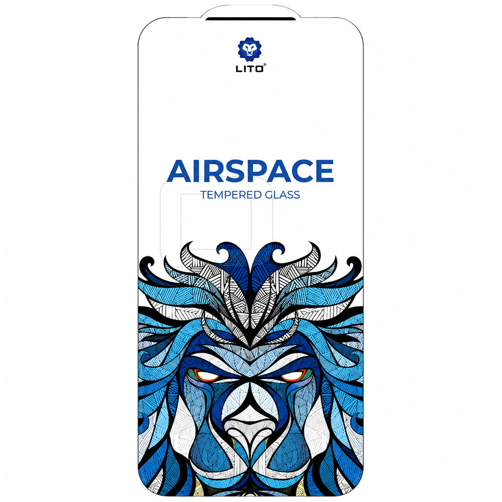 Folie de protectie Ecran Lito Airspace Border pentru Apple iPhone 18 Pro Max / 17 Pro Max, Sticla Securizata, Full Glue