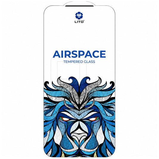 Folie de protectie Ecran Lito Airspace Border pentru Apple iPhone 18 Pro Max / 17 Pro Max, Sticla Securizata, Full Glue