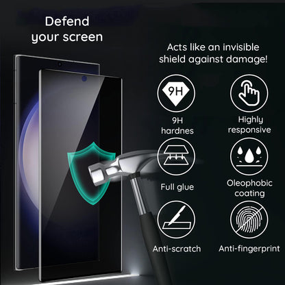 Folie de protectie Ecran Privacy Lito HD Pro pentru Apple iPhone 15 Plus, Sticla Securizata, Full Glue