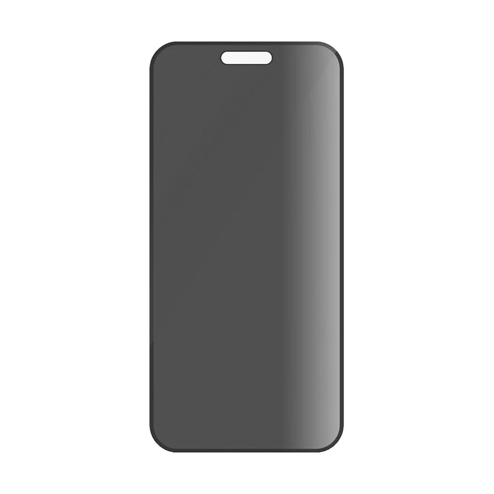 Folie de protectie Ecran Privacy PanzerGlass Ultra-Wide Fit EasyAligner pentru Apple iPhone 16 Plus / 15 Plus, Sticla Securizata, Full Glue