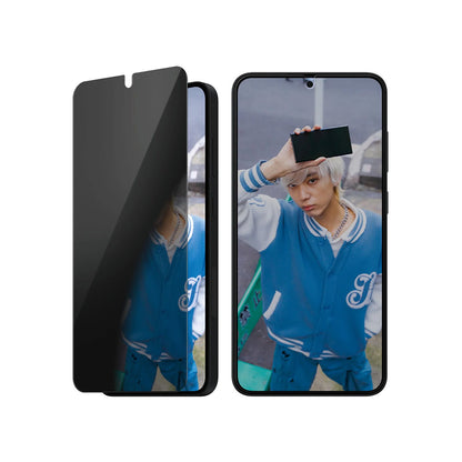 Folie de protectie Ecran Privacy PanzerGlass Ultra-Wide Fit pentru Samsung Galaxy S25+ S936 / S24+ S926, Sticla Securizata, Full Glue