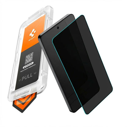 Folie de protectie Ecran Privacy Spigen GlastR EZ FIT Pro HD pentru Samsung Galaxy S26 Plus S947, Sticla Securizata, Full Glue AGL11087