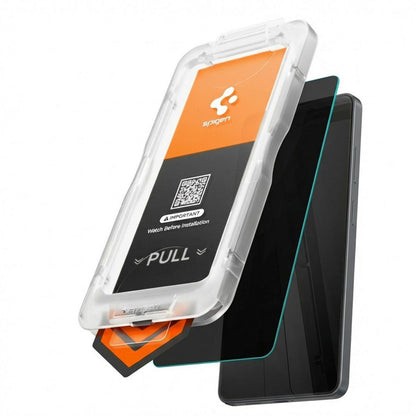Folie de protectie Ecran Privacy Spigen GlastR EZ FIT Pro HD pentru Samsung Galaxy S26 S942, Sticla Securizata, Full Glue AGL11098