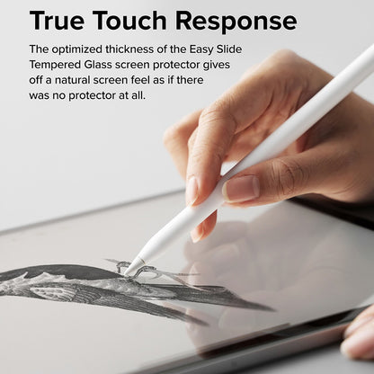 Folie de protectie Ecran Ringke Easy Slide pentru Apple iPad Air 13 (2026) / Pro 13 (2025), Sticla Securizata, Full Glue
