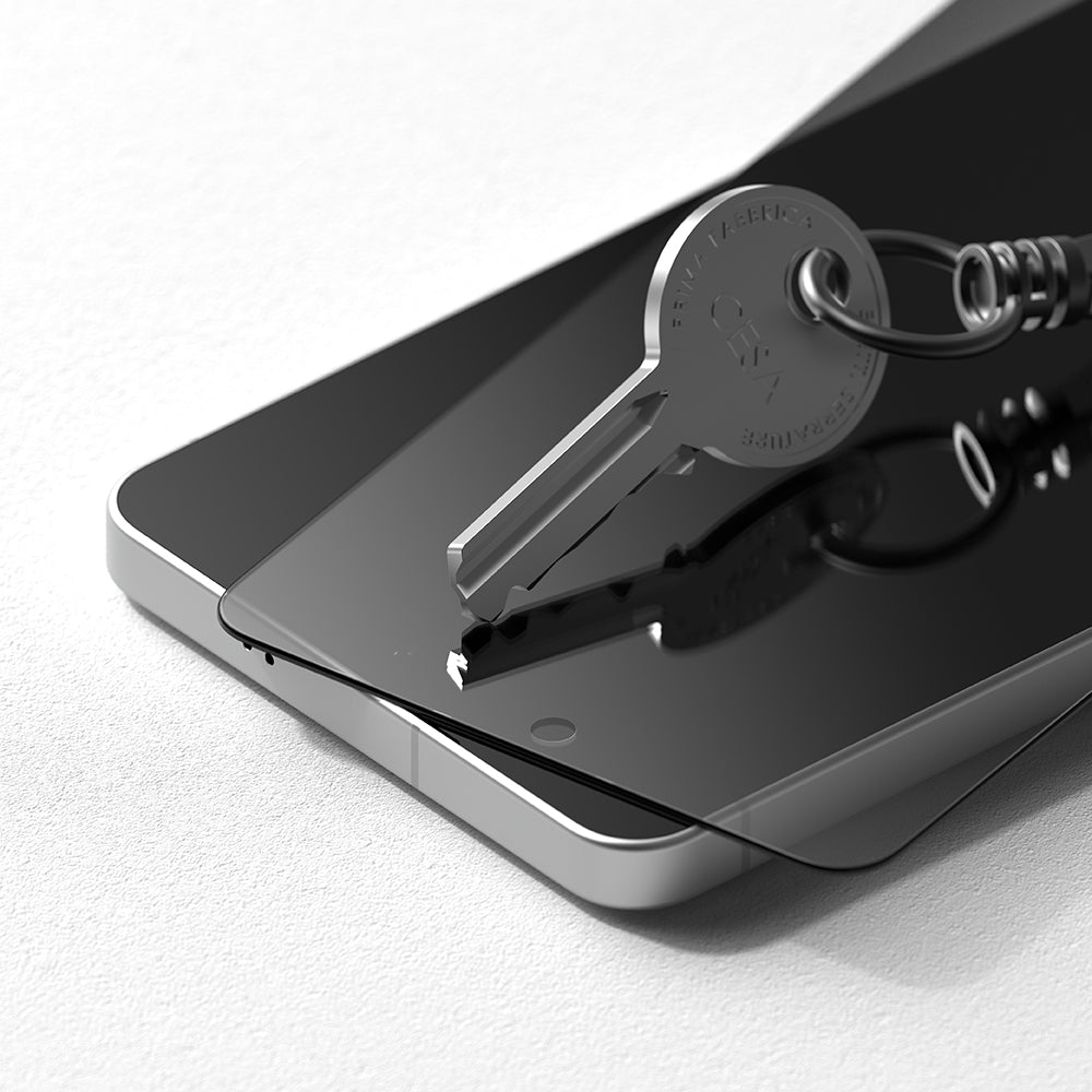 Folie de protectie Ecran Ringke Easy Slide pentru Samsung Galaxy S26 Plus, Sticla Securizata, Full Glue, Set 2 bucati, Neagra