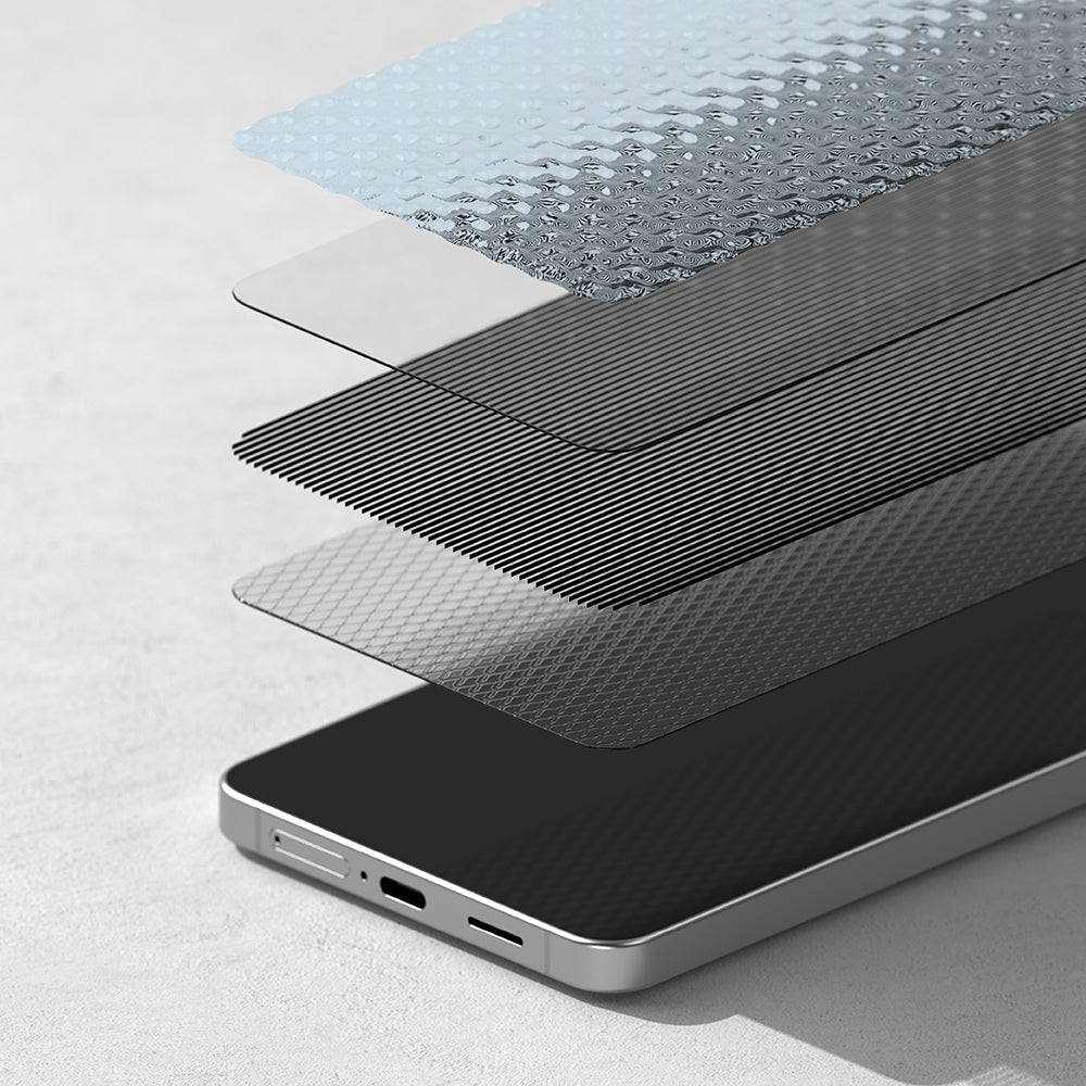 Folie de protectie Ecran Ringke Easy Slide pentru Samsung Galaxy S26 Plus, Sticla Securizata, Full Glue, Set 2 bucati, Neagra