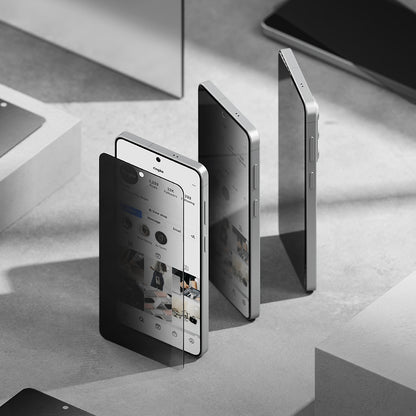 Folie de protectie Ecran Ringke Easy Slide pentru Samsung Galaxy S26 Plus, Sticla Securizata, Full Glue, Set 2 bucati, Neagra