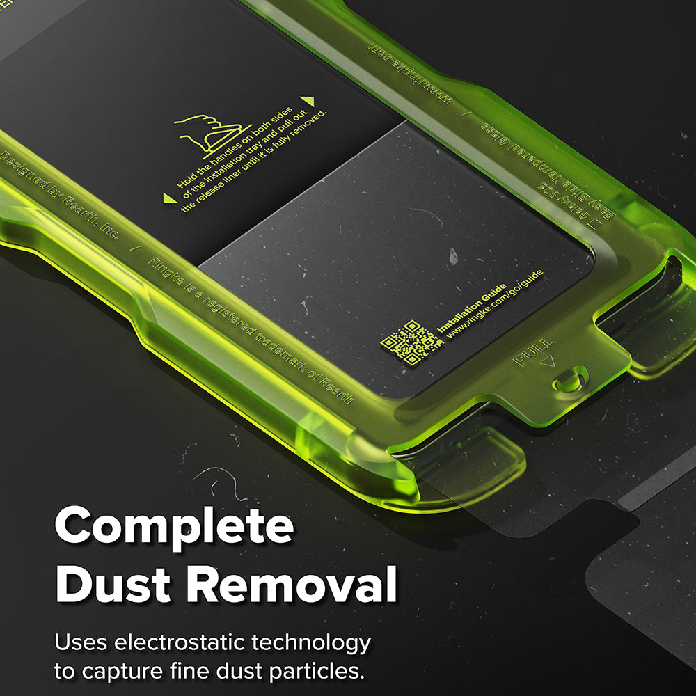 Folie de protectie Ecran Ringke Easy Slide pentru Samsung Galaxy S26, Sticla Securizata, Full Glue, Set 2 bucati, Neagra