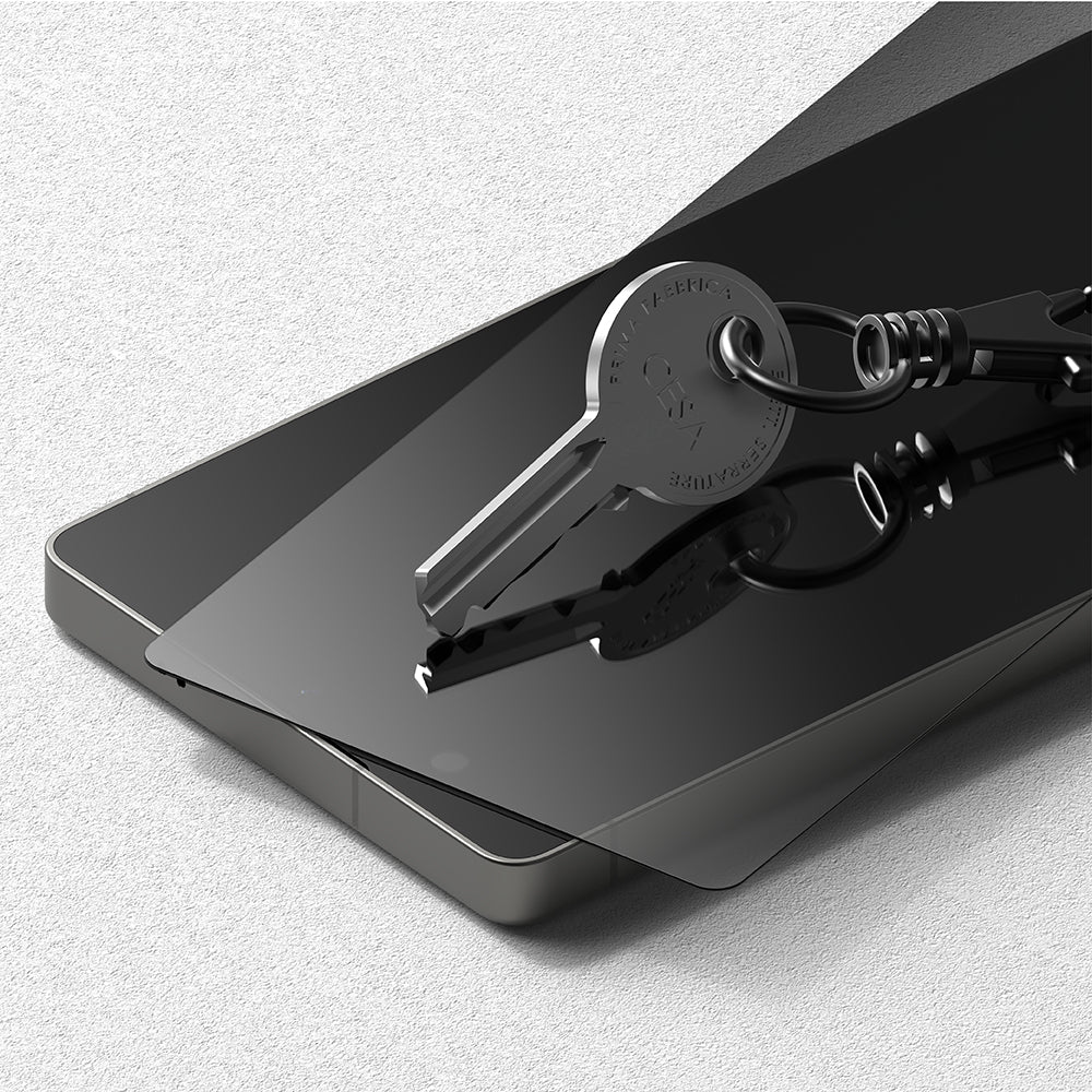 Folie de protectie Ecran Ringke Easy Slide pentru Samsung Galaxy S26 Ultra, Sticla Securizata, Full Glue, Set 2 bucati, Neagra