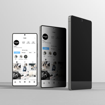 Folie de protectie Ecran Ringke Easy Slide pentru Samsung Galaxy S26 Ultra, Sticla Securizata, Full Glue, Set 2 bucati, Neagra