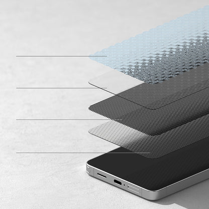 Folie de protectie Ecran Ringke Easy Slide pentru Samsung Galaxy S26 Ultra, Sticla Securizata, Full Glue, Set 2 bucati, Neagra