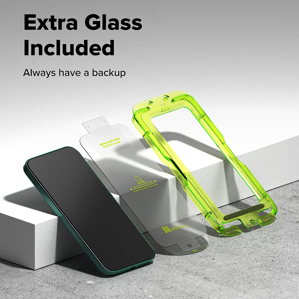 Folie de protectie Ecran Ringke Easy Slide pentru Xiaomi 17 Ultra, Sticla Securizata, Full Glue, Set 2 bucati