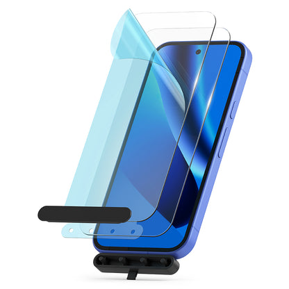Folie de protectie Ecran Ringke pentru Google Pixel 10a, Sticla Securizata, Full Glue