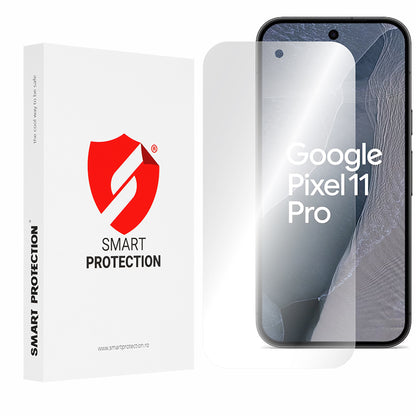 Folie de protectie Ecran Smart Protection Premium Classic pentru Google Pixel 11 Pro, Plastic, Full Glue, Set 2 bucati