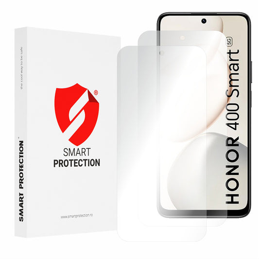Folie de protectie Ecran Smart Protection Premium Classic pentru Honor 400 Smart 4G / X7d 4G, Plastic, Set 2 bucati