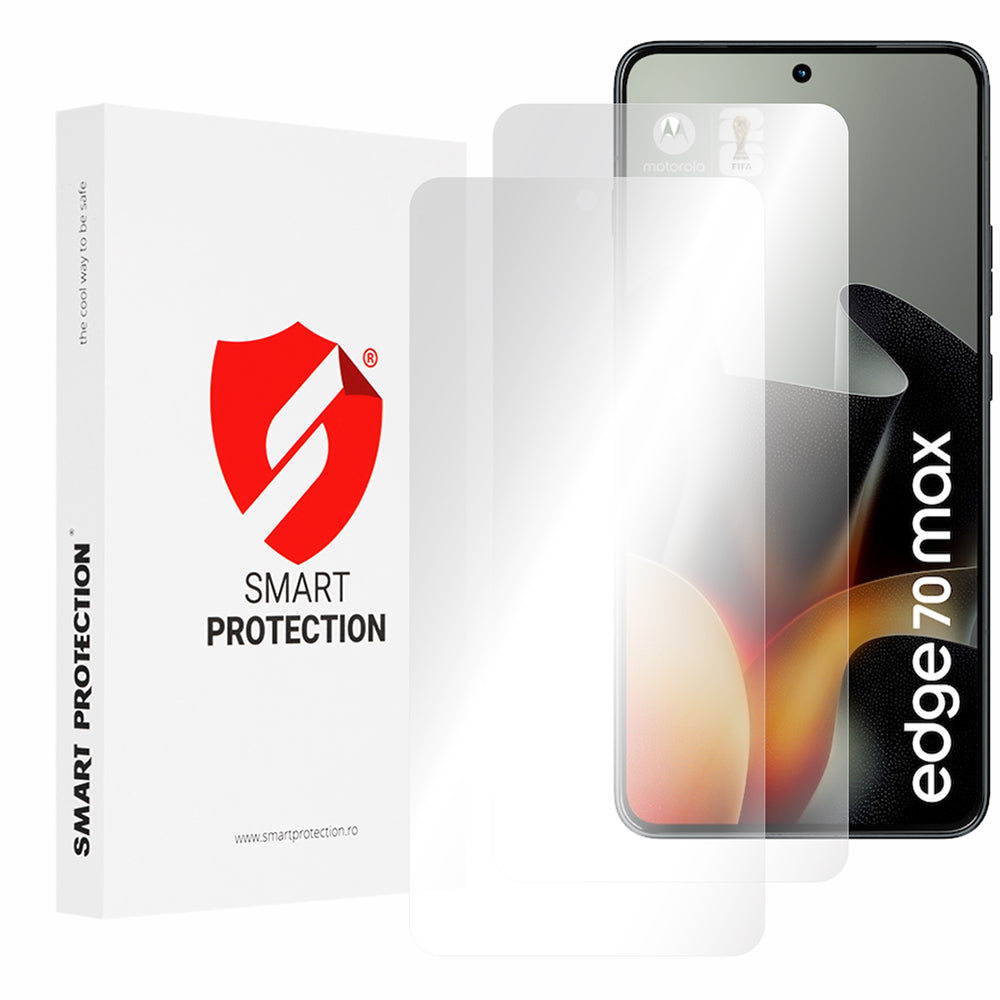 Folie de protectie Ecran Smart Protection Premium Classic pentru Motorola Edge 70 Max, Plastic, Set 2 bucati