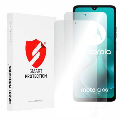 Folie de protectie Ecran Smart Protection Premium Classic pentru Motorola Moto G06 Power / G06, Plastic, Full Glue, Set 2 bucati