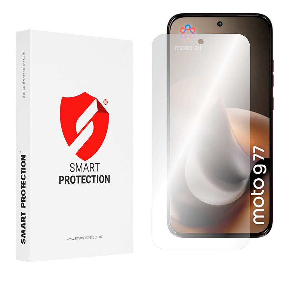Folie de protectie Ecran Smart Protection Premium Classic pentru Motorola Moto G77, Plastic, Set 2 bucati