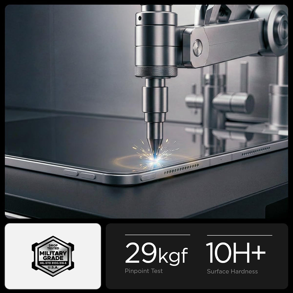 Folie de protectie Ecran Spigen GlastR Align Master T pentru Apple iPad (2025) / (2022), Sticla Securizata, Full Glue AGL11698