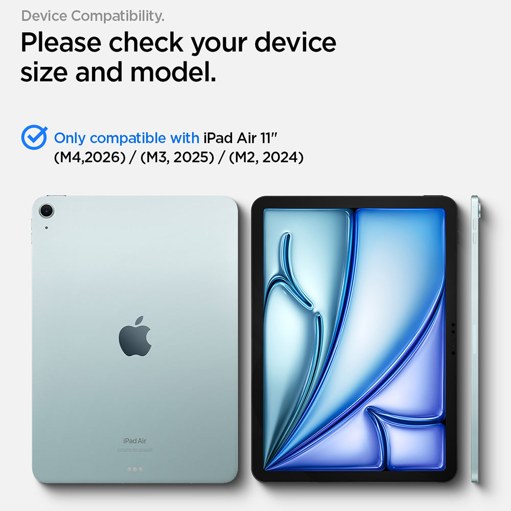 Folie de protectie Ecran Spigen GlastR Align Master T pentru Apple iPad Air 11 (2026) / Air 11 (2025), Sticla Securizata, Full Glue AGL11701