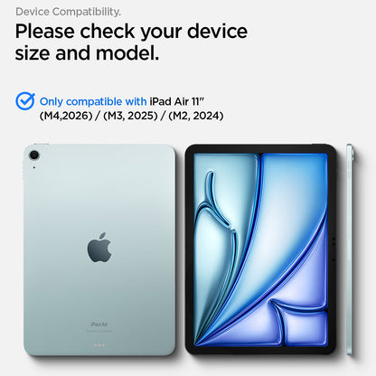 Folie de protectie Ecran Spigen GlastR Align Master T pentru Apple iPad Air 11 (2026) / Air 11 (2025), Sticla Securizata, Full Glue AGL11701