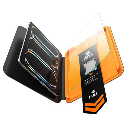 Folie de protectie Ecran Spigen GlastR Align Master T pentru Apple iPad Pro 11 (2025) / Pro 11 (2024), Sticla Securizata, Full Glue AGL11699