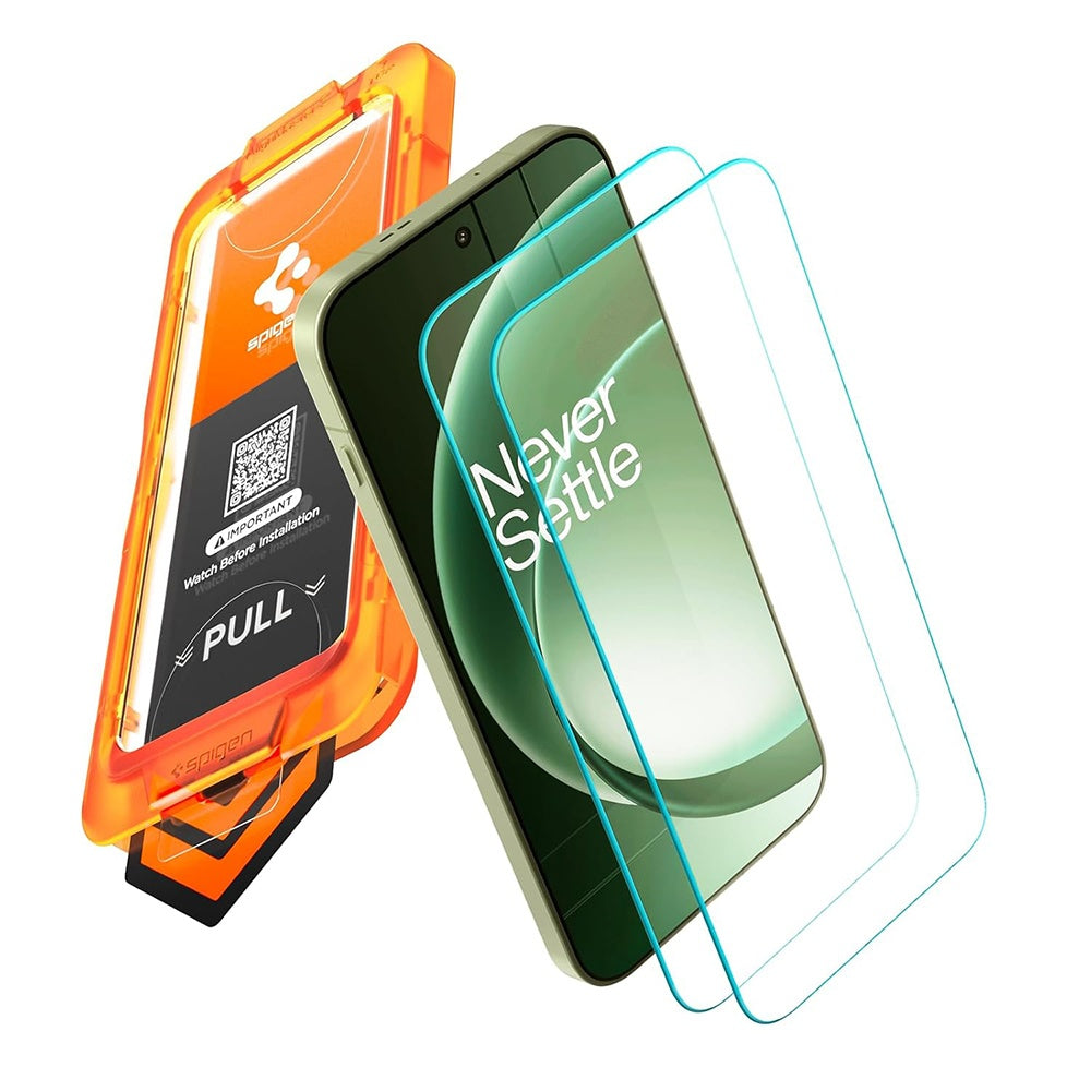 Folie de protectie Ecran Spigen GlastR AlignMaster S pentru OnePlus 15R, Sticla Securizata, Full Glue, Set 2 bucati AGL11398