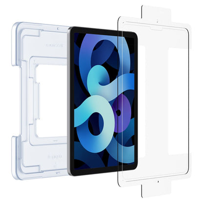 Folie de protectie Ecran Spigen GlastR EZ FIT pentru Apple iPad Air (2022) / Pro 11 (2021) / Air (2020), Sticla Securizata, Full Glue AGL02065