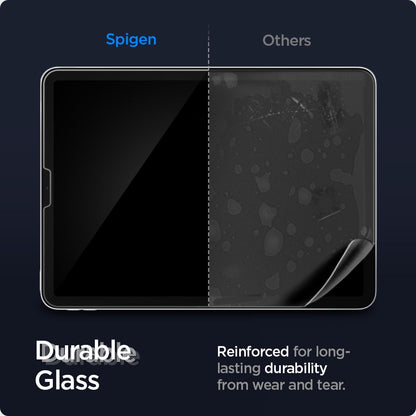 Folie de protectie Ecran Spigen GlastR EZ FIT pentru Apple iPad Air (2022) / Pro 11 (2021) / Air (2020), Sticla Securizata, Full Glue AGL02065