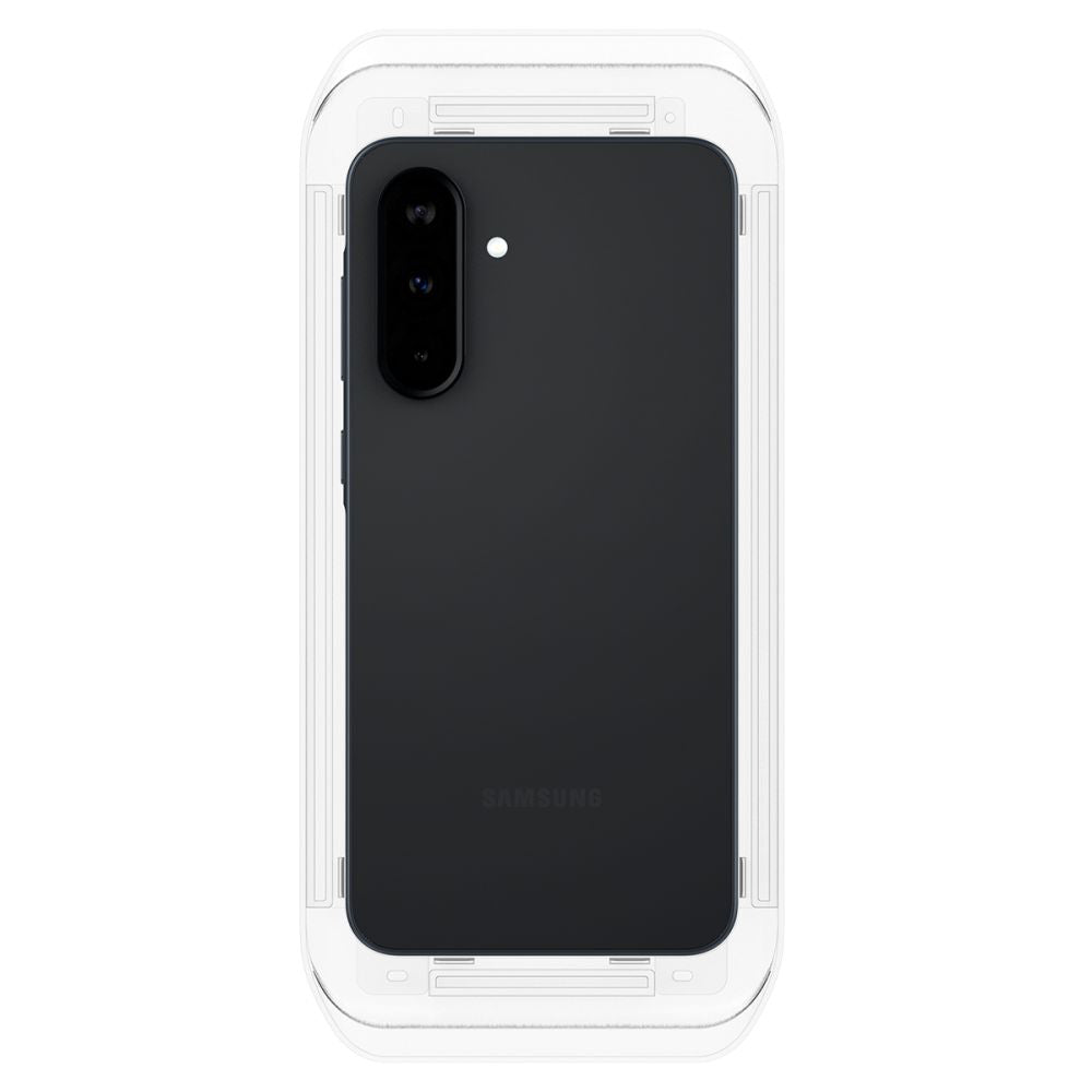 Folie de protectie Ecran Spigen GlastR EZ FIT pentru Samsung Galaxy A36 A366, Sticla Securizata, Full Glue, Set 2 bucati AGL09202