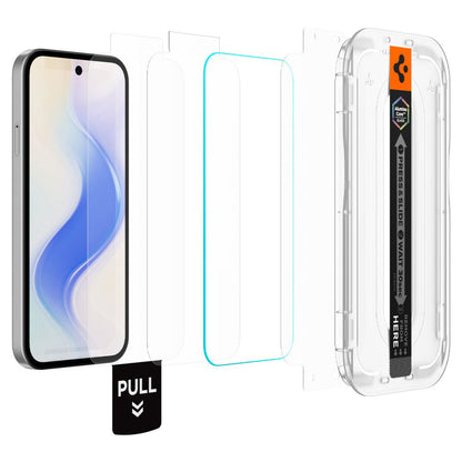 Folie de protectie Ecran Spigen GlastR EZ FIT Pro HD pentru Google Pixel 10a, Sticla Securizata, Full Glue, Set 2 bucati AGL11364