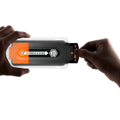 Folie de protectie Ecran Spigen GlastR EZ FIT Pro HD pentru Samsung Galaxy S25 FE, Sticla Securizata, Full Glue