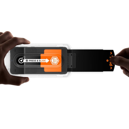 Folie de protectie Ecran Spigen GlastR EZ FIT Pro HD pentru Samsung Galaxy S25 FE, Sticla Securizata, Full Glue, Set 2 bucati AGL10202