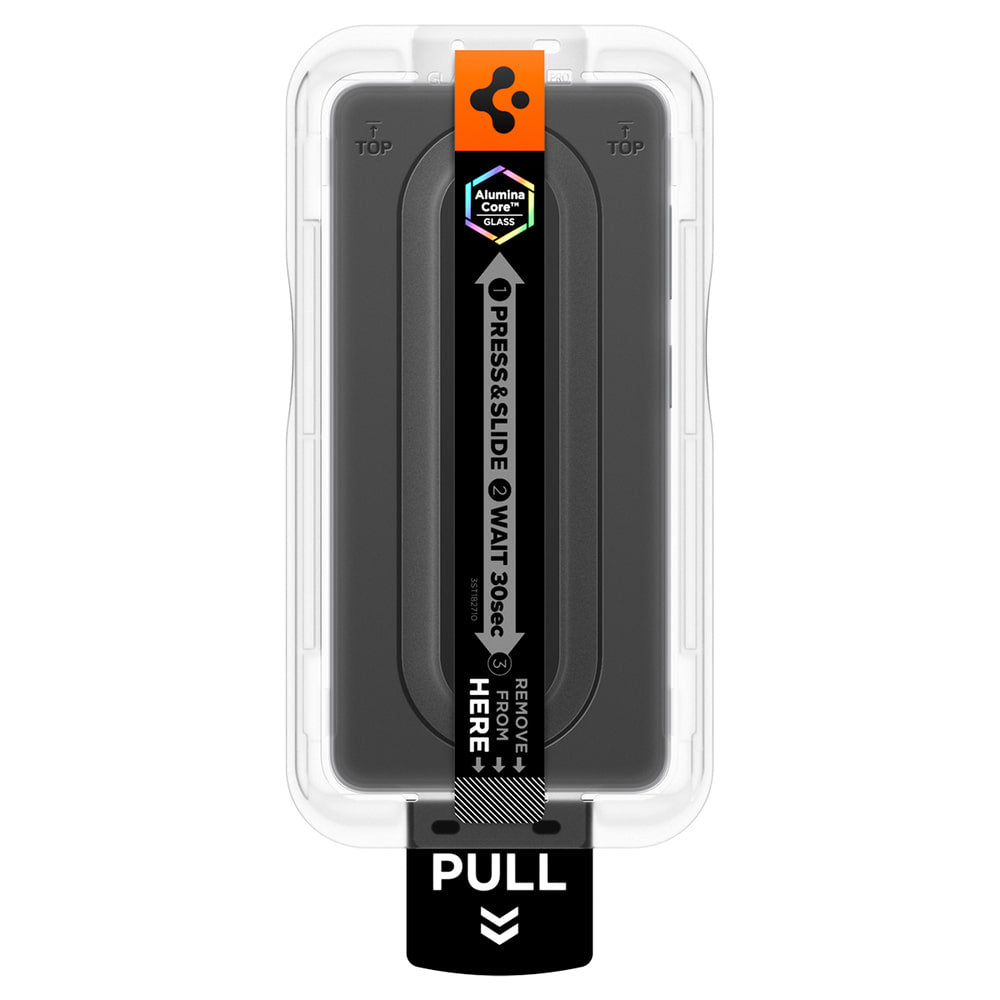 Folie de protectie Ecran Spigen GlastR EZ FIT Pro HD (Anti-Reflection) pentru Samsung Galaxy S26 Plus S947, Sticla Securizata, Full Glue, Set 2 bucati