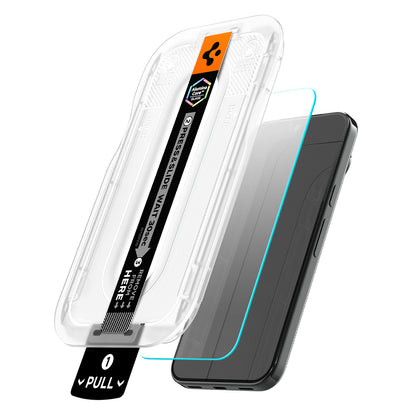 Folie de protectie Ecran Spigen GlastR EZ FIT Pro pentru Google Pixel 11 Pro XL, Sticla Securizata, Full Glue, Set 2 bucati AGL11485