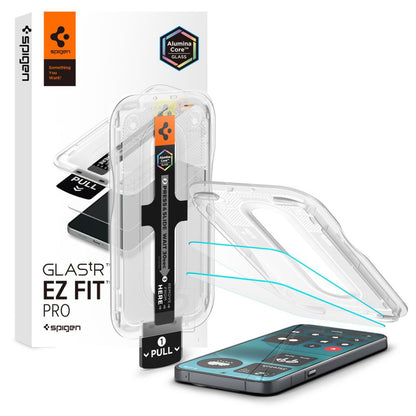 Folie de protectie Ecran Spigen GlastR EZ FIT Pro pentru Nothing Phone (4a) Pro, Sticla Securizata, Full Glue, Set 2 bucati AGL11681