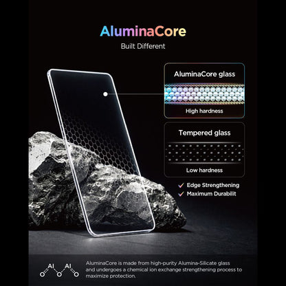 Folie de protectie Ecran Spigen GlastR EZ FIT Pro pentru Nothing Phone (4a) Pro, Sticla Securizata, Full Glue, Set 2 bucati AGL11681