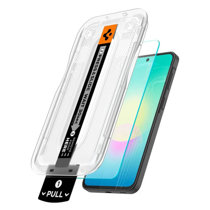 Folie de protectie Ecran Spigen GlastR EZ FIT Pro pentru Samsung Galaxy A27 5G, Sticla Securizata, Full Glue, Set 2 bucati AGL11809