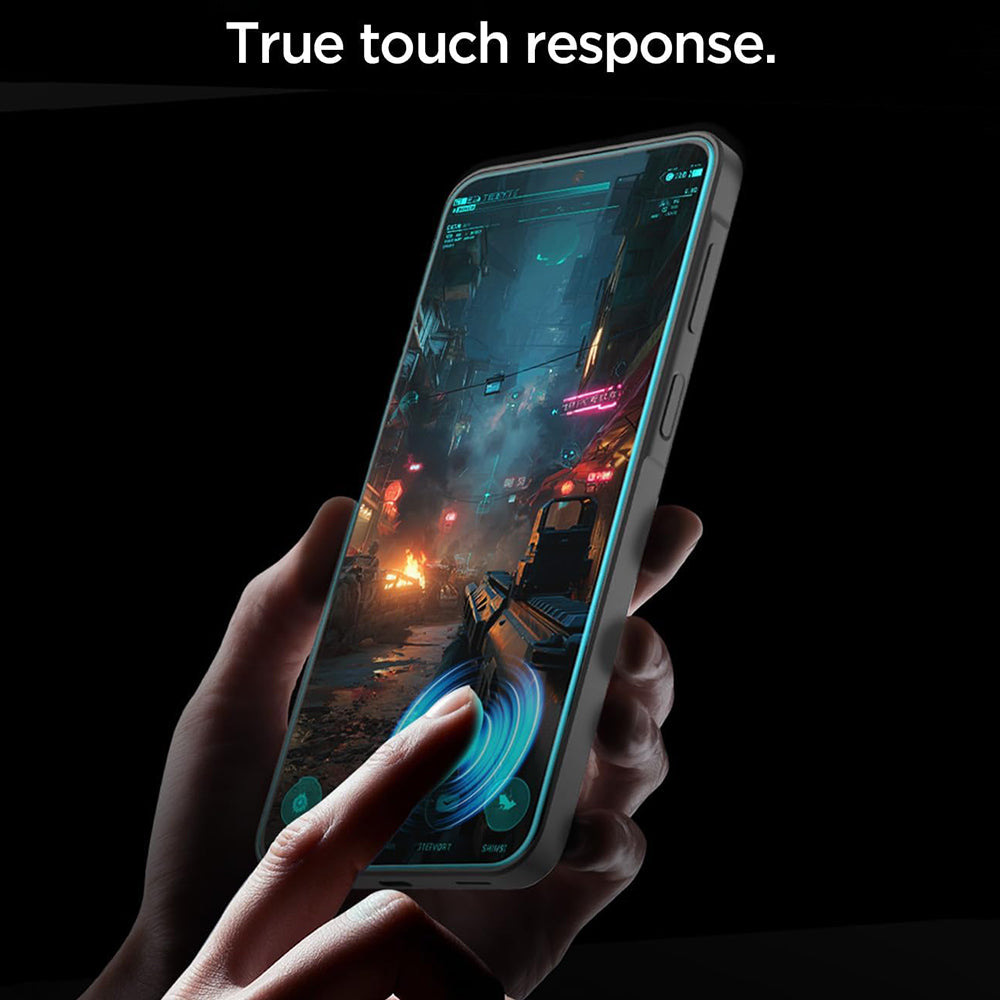 Folie de protectie Ecran Spigen GlastR EZ FIT Pro pentru Samsung Galaxy A27 5G, Sticla Securizata, Full Glue, Set 2 bucati AGL11809