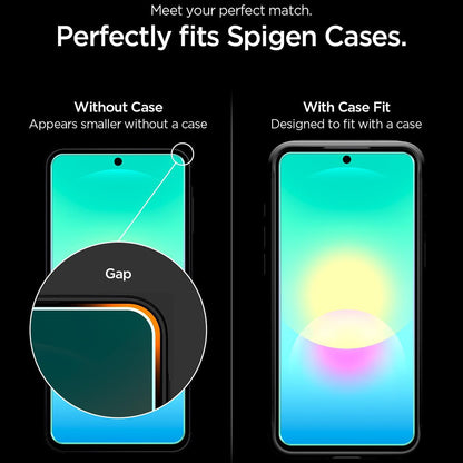 Folie de protectie Ecran Spigen GlastR EZ FIT Pro pentru Samsung Galaxy A27 5G, Sticla Securizata, Full Glue, Set 2 bucati AGL11809