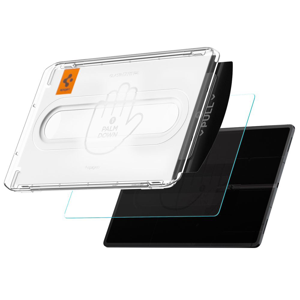 Folie de protectie Ecran  Spigen GlastR EZ FIT Pro pentru Samsung Galaxy Tab S11 Ultra, Sticla Securizata, Full Glue AGL10200