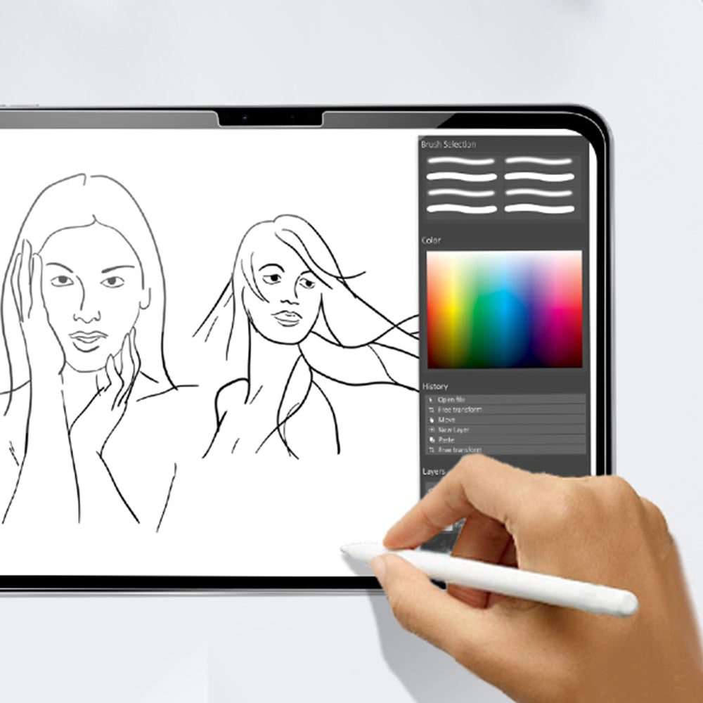 Folie de protectie Ecran Techsuit ArmorGlass CrystalHD pentru Apple iPad Pro 11 (2024), Sticla Securizata, Full Glue, Set 2 bucati