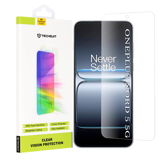 Folie de protectie Ecran Techsuit Clear Vision pentru OnePlus Nord 5, Sticla Securizata, Full Glue