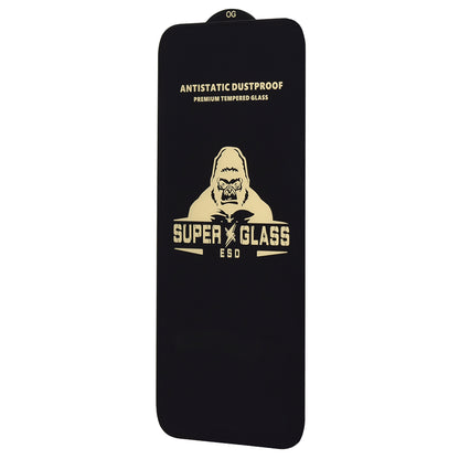 Folie de protectie Ecran Techsuit pentru Apple iPhone 17, Sticla Securizata, Full Glue, Neagra