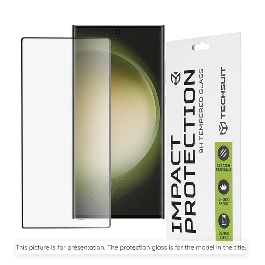 Folie de protectie Ecran Techsuit pentru Honor X8d, Sticla Securizata, Full Glue, 111D, Neagra