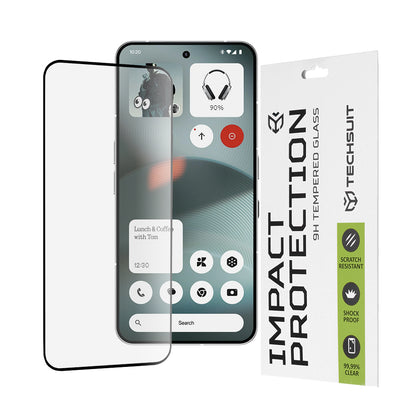 Folie de protectie Ecran Techsuit pentru Nothing Phone (3), Sticla Securizata, Full Glue, 111D, Neagra